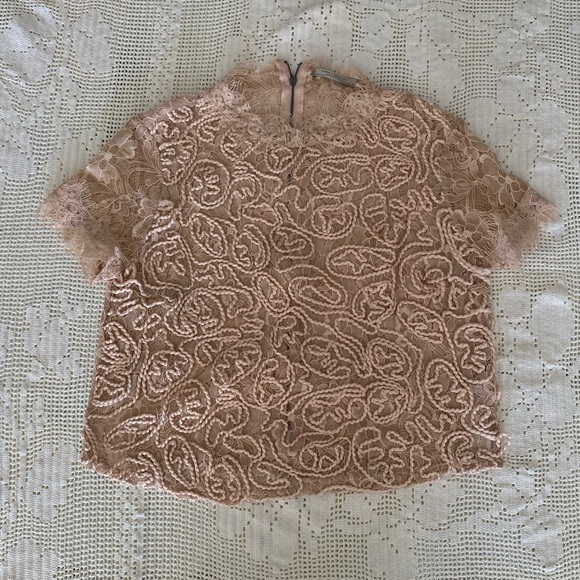 Zara | Tops | Zara Crochet Top | Poshmark